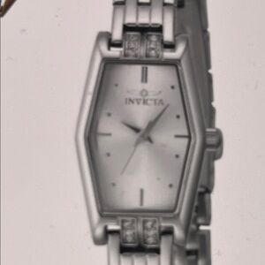 🔥 NEW Invicta Silver 48130 Angel Pixie Steel 20mm. BNIB